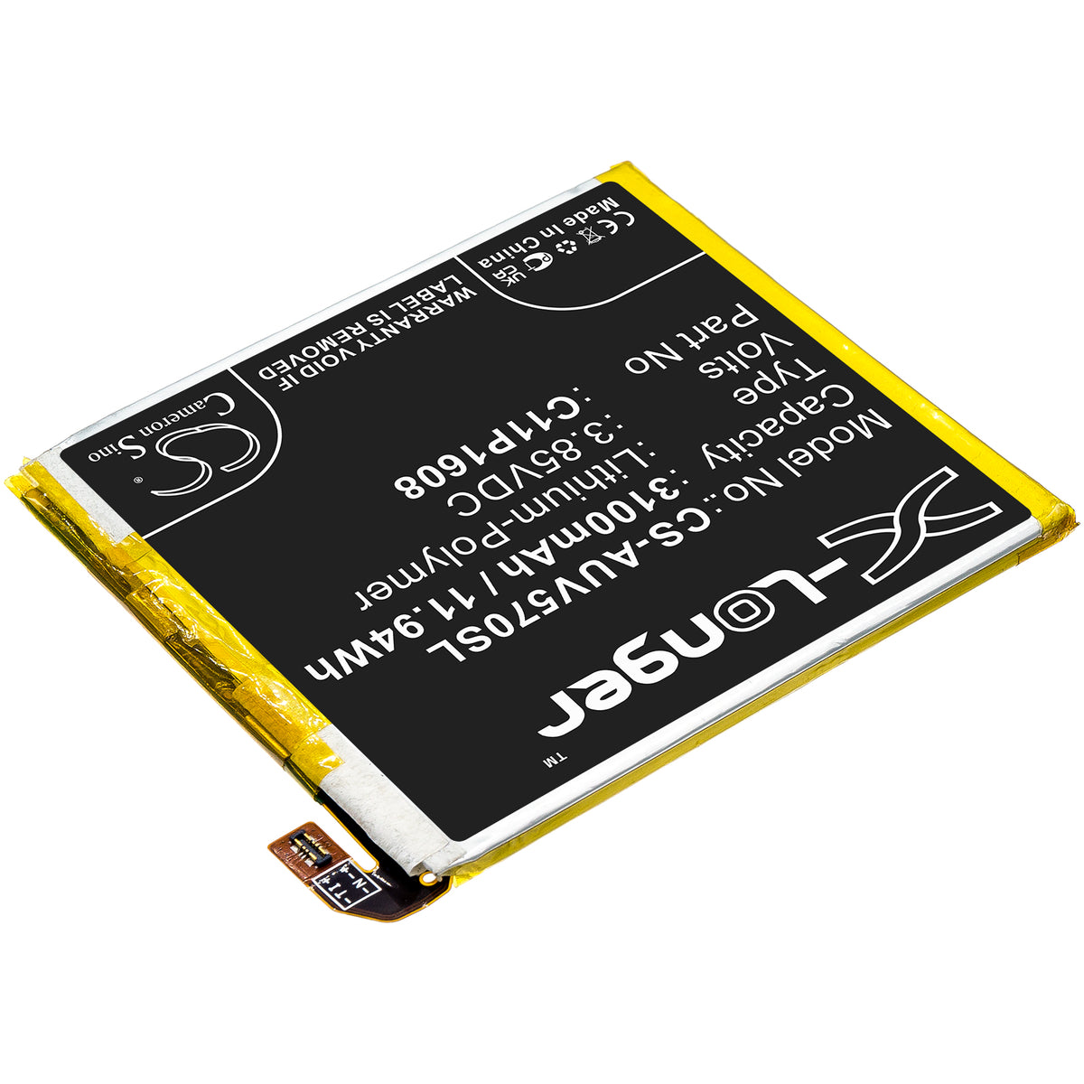 Replacement Battery for Asus ZenFone AR – Mobile, SmartPhone – 3100mAh / 3.85V