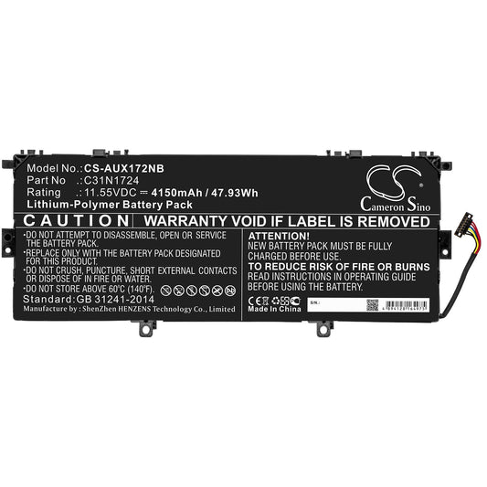 Replacement Battery for Asus ZenBook 13 UX331UN-EG011T – Notebook, Laptop – 4150mAh / 11.55V - image 3