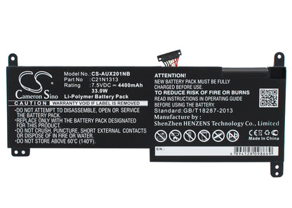 Replacement Battery for Asus Transformer Book Trio TX201 – Notebook, Laptop – 4400mAh / 7.5V - image 1