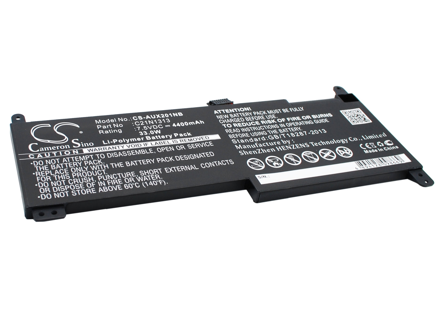 Replacement Battery for Asus Transformer Book Trio TX201 – Notebook, Laptop – 4400mAh / 7.5V - image 2