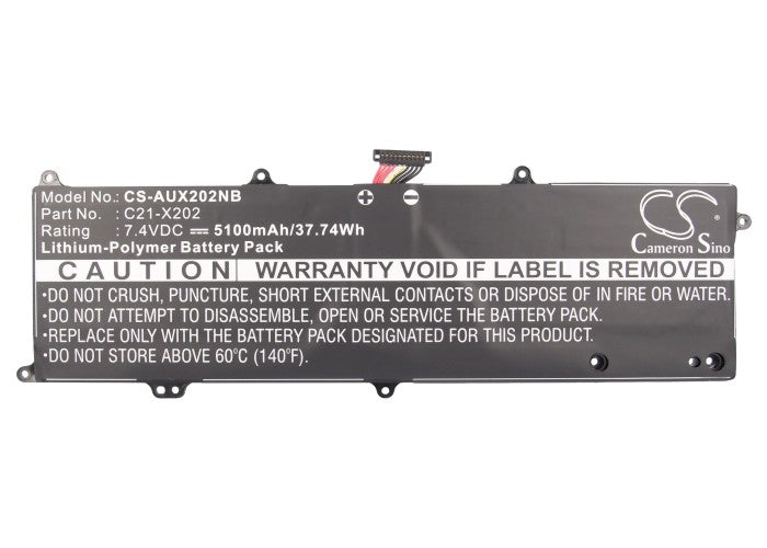 Replacement Battery for Asus  EEE PC F201 – Notebook, Laptop – 5100mAh / 37.74Wh / 7.4V