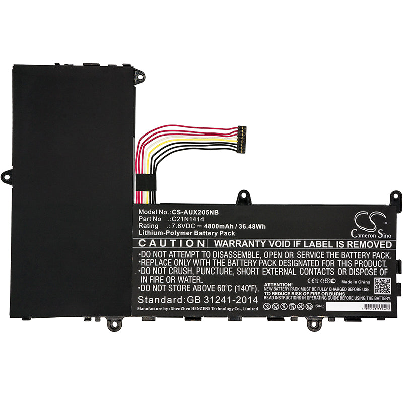 Replacement Battery for Asus EeeBook X205 – Notebook, Laptop – 4800mAh / 7.6V - image 3