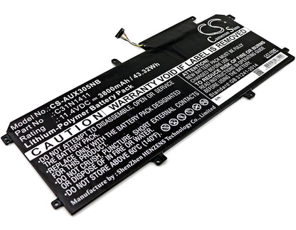 Replacement Battery for Asus U305CA6Y30 – Notebook, Laptop – 3800mAh / 11.4V - image 1