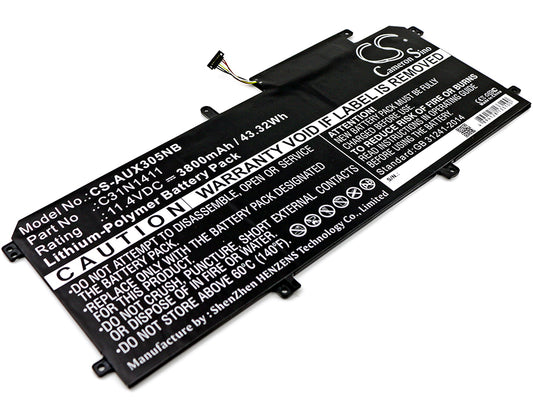 Replacement Battery for Asus U305CA6Y30 – Notebook, Laptop – 3800mAh / 11.4V - image 1