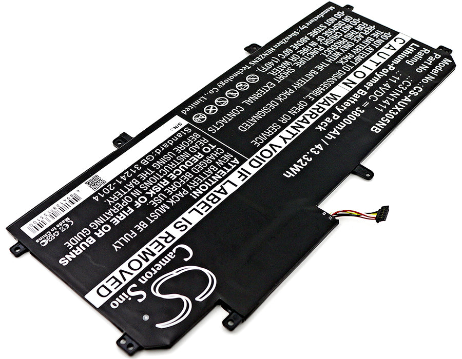 Replacement Battery for Asus U305CA6Y30 – Notebook, Laptop – 3800mAh / 11.4V - image 2