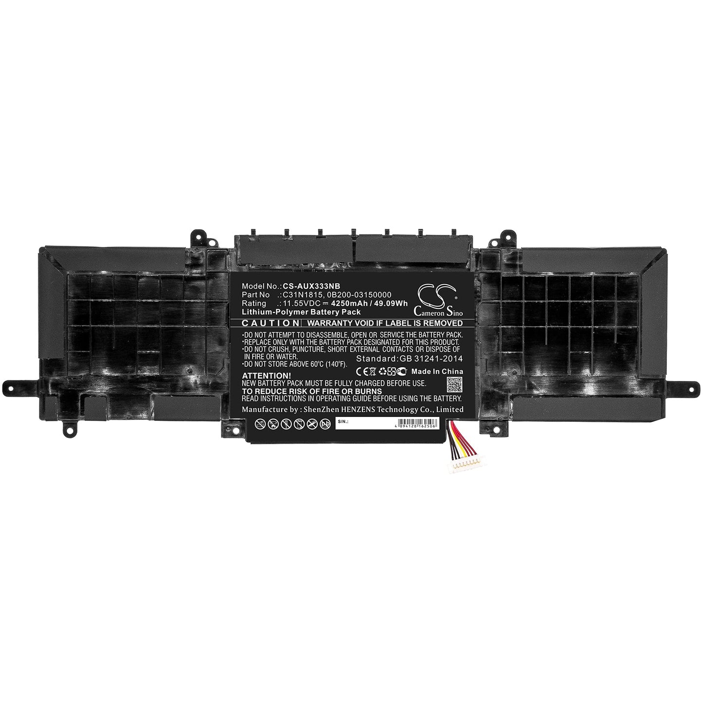 Replacement Battery for Asus  BX333FN – Notebook, Laptop – 4250mAh / 49.09Wh / 11.55V