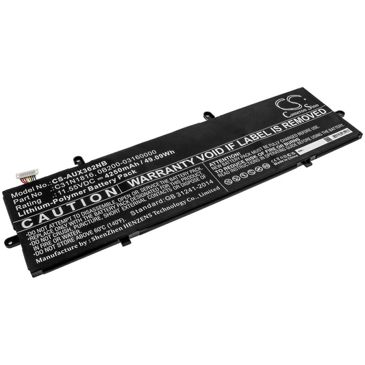 Replacement Battery for Asus Zenbook Flip 13 UX362FA-EL090T – Notebook, Laptop – 4250mAh / 11.55V