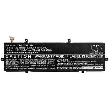 Replacement Battery for Asus  Flip UX362 – Notebook, Laptop – 4250mAh / 49.09Wh / 11.55V