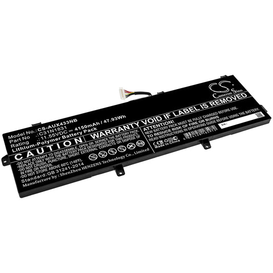 Replacement Battery for Asus Zenbook 14 UX433FQ-A5105R – Notebook, Laptop – 4150mAh / 11.55V