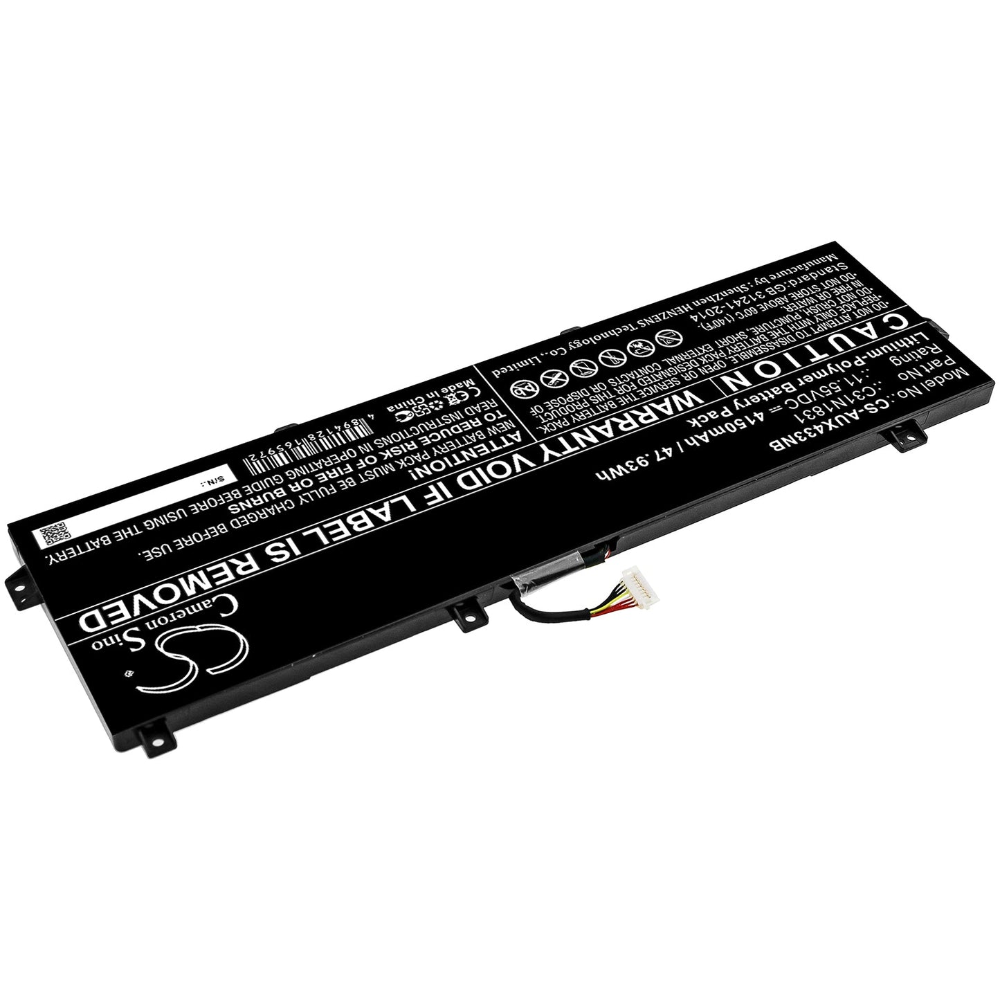 Replacement Battery for Asus  P3540FA – Notebook, Laptop – 4150mAh / 47.93Wh / 11.55V