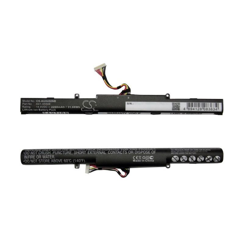 Replacement Battery for Asus  A450E1007CC-SL – Notebook, Laptop – 2200mAh / 31.68Wh / 14.4V