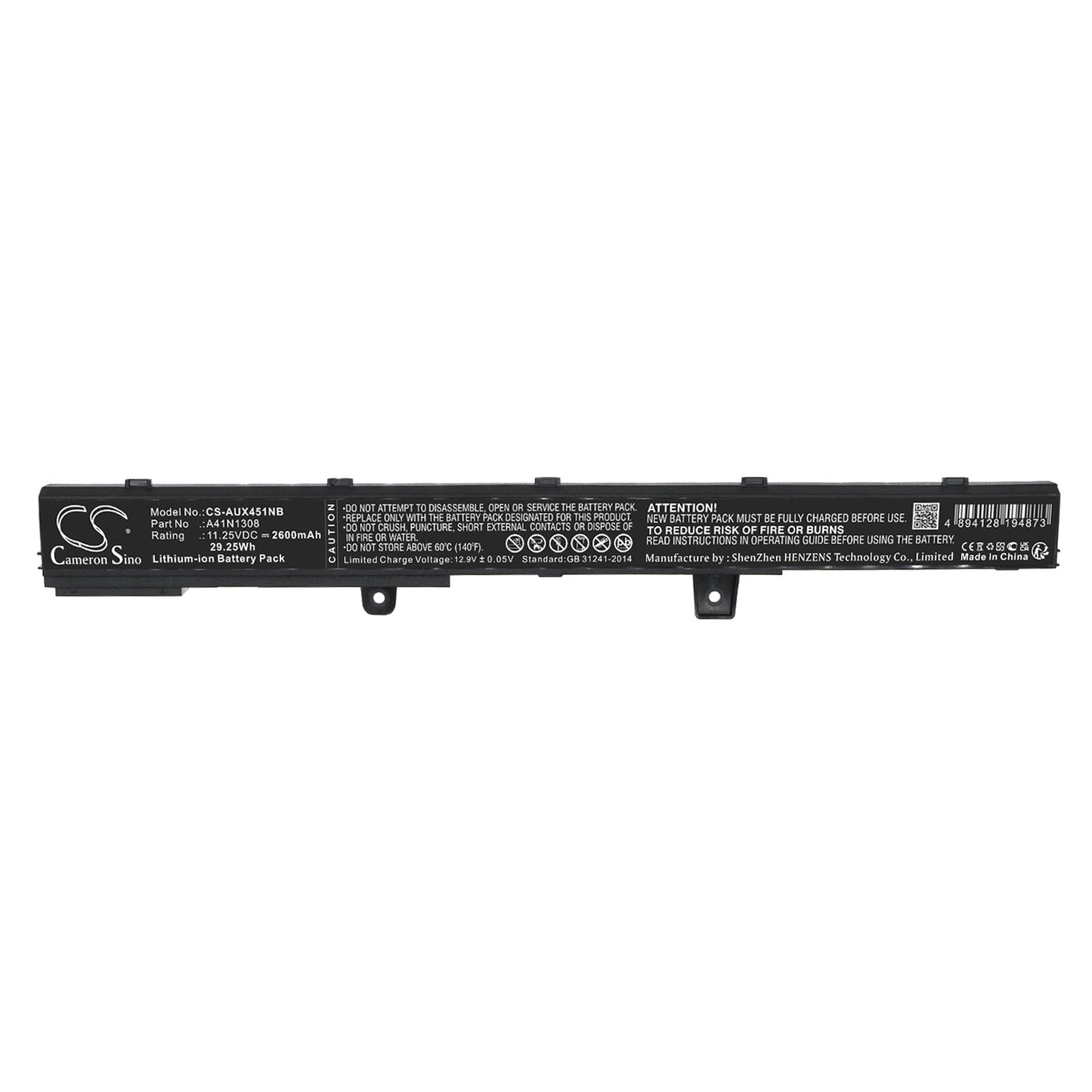 Replacement Battery for Asus  90NB0341-M00910 – Notebook, Laptop – 2600mAh / 29.25Wh / 11.25V