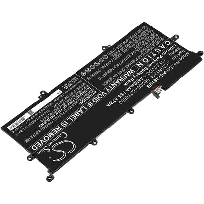 Replacement Battery for Asus  UX461 – Notebook, Laptop – 4850mAh / 55.87Wh / 11.52V