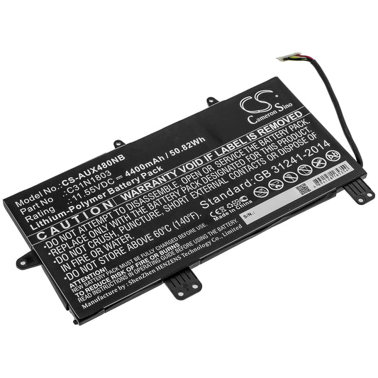 Replacement Battery for Asus ZenBook Pro 14 UX480 – Notebook, Laptop – 4400mAh / 11.55V
