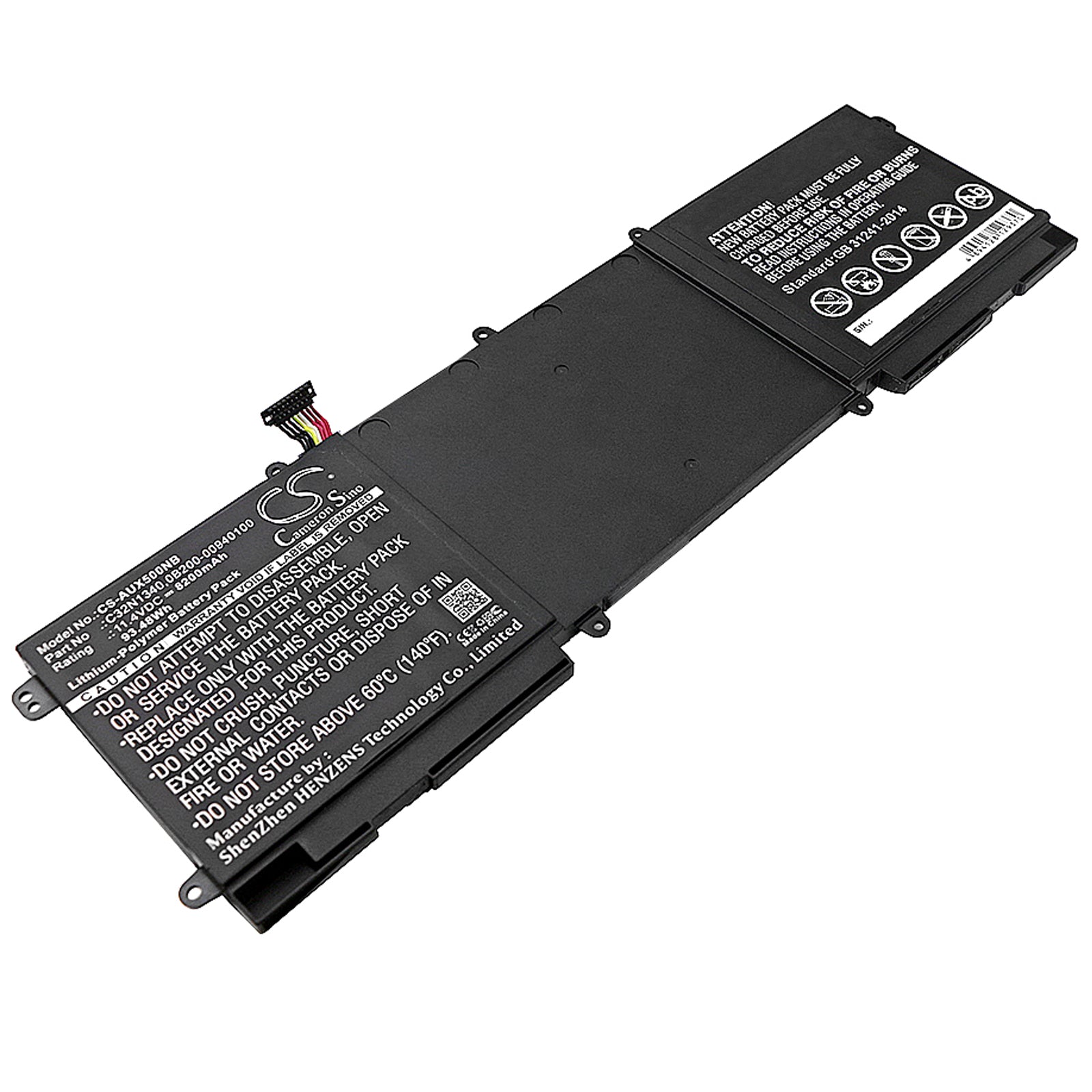 Replacement Battery for Asus ZenBook NX500 – Notebook, Laptop – 8200mAh / 11.4V - image 1