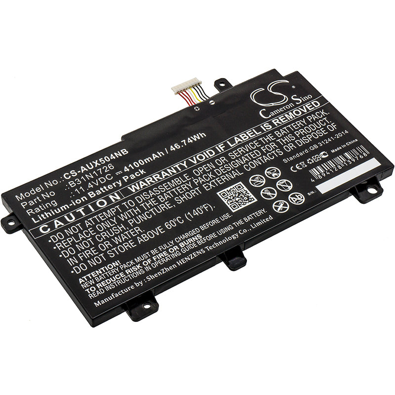 Replacement Battery for Asus FX504 – Notebook, Laptop – 4100mAh / 11.4V - image 1