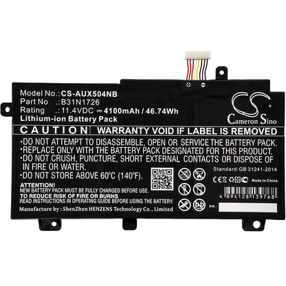 Replacement Battery for Asus FX504 – Notebook, Laptop – 4100mAh / 11.4V - image 3