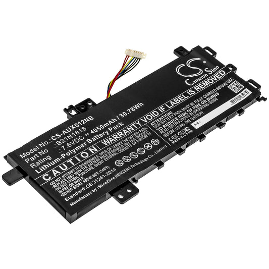Replacement Battery for Asus X512da-ej040t – Notebook, Laptop – 4050mAh / 7.6V