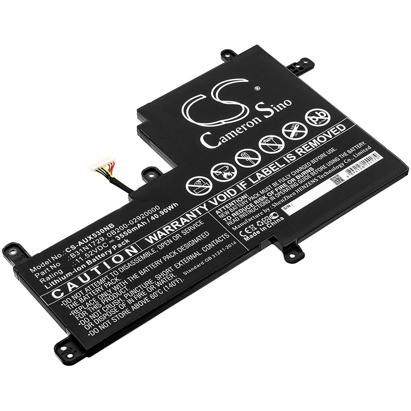 Replacement Battery for Asus VivoBook S15 S530UA – Notebook, Laptop – 3550mAh / 11.52V - image 1