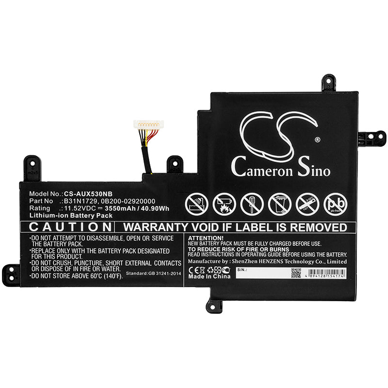 Replacement Battery for Asus VivoBook S15 S530UA – Notebook, Laptop – 3550mAh / 11.52V - image 3