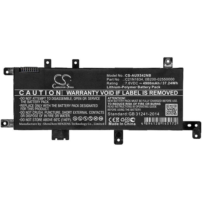 Replacement Battery for Asus VivoBook F542UF – Notebook, Laptop – 4900mAh / 7.6V - image 3