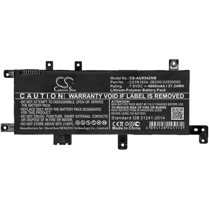Replacement Battery for Asus VivoBook F542UF – Notebook, Laptop – 4900mAh / 7.6V - image 3