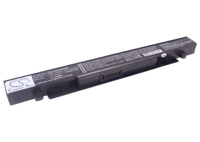 Replacement Battery for Asus  A450 – Notebook, Laptop – 2200mAh / 31.68Wh / 14.4V