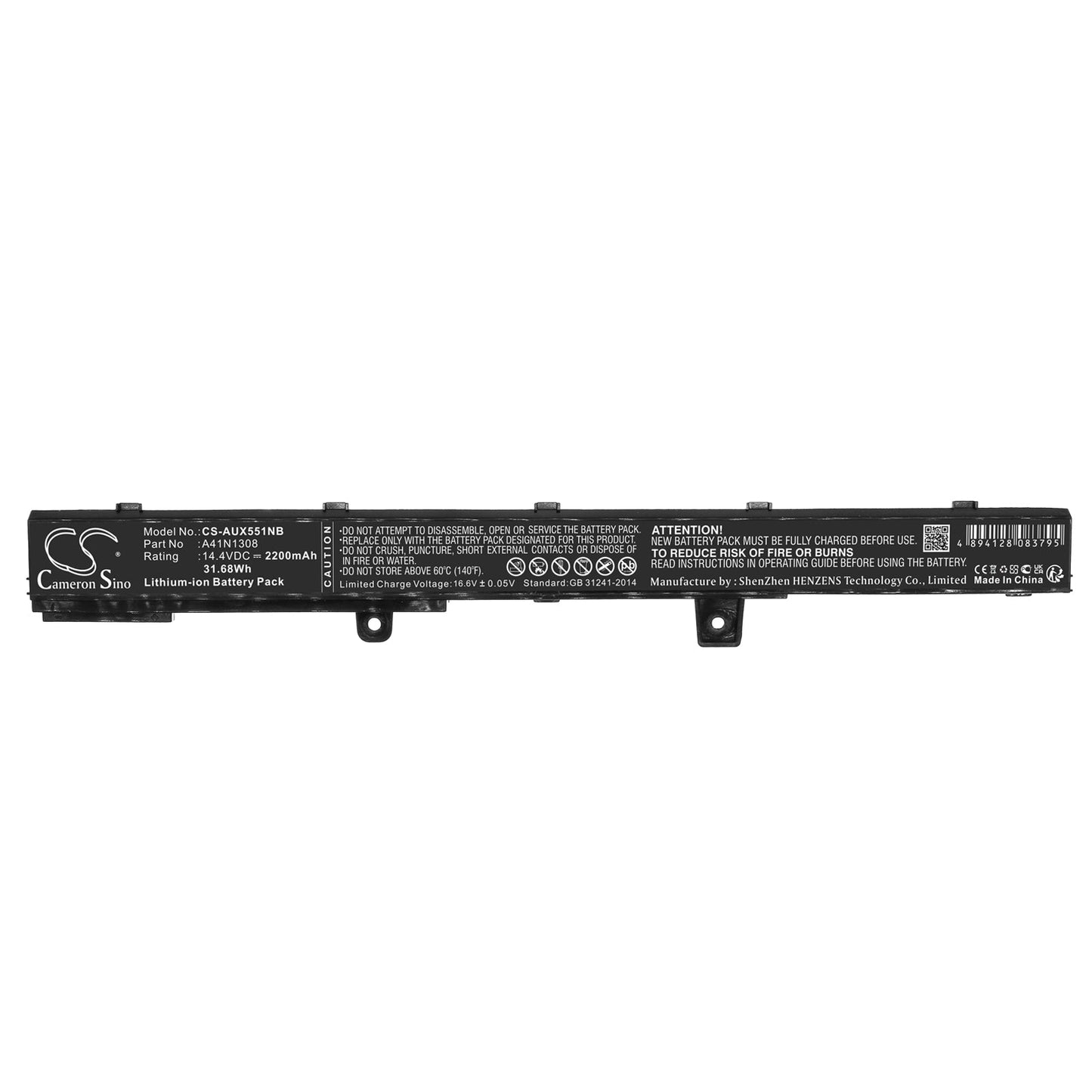 Replacement Battery for Asus  90NB0341-M00910 – Notebook, Laptop – 2200mAh / 31.68Wh / 14.4V