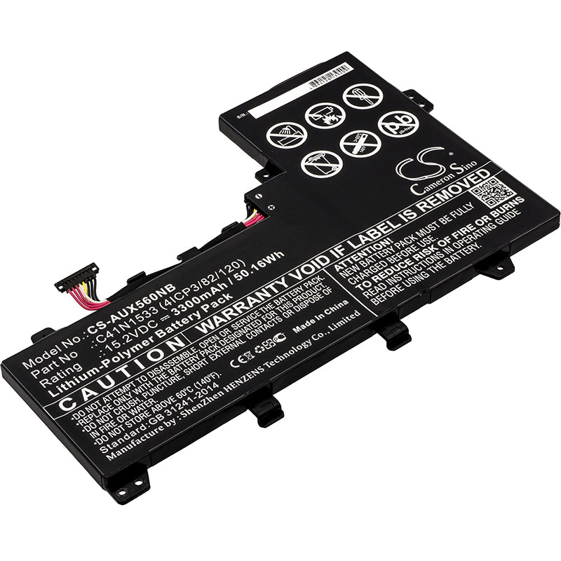 Replacement Battery for Asus UX560UQ – Notebook, Laptop – 3300mAh / 15.2V - image 1