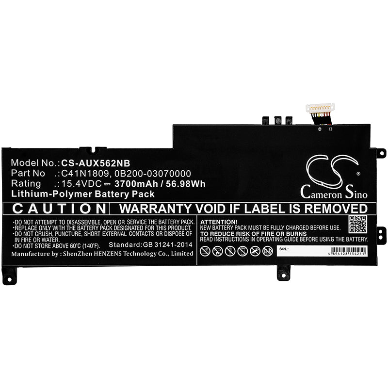 Replacement Battery for Asus UX562 – Notebook, Laptop – 3700mAh / 15.4V - image 3
