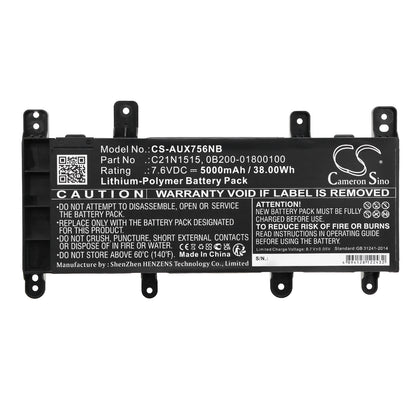 Replacement Battery for Asus X756UJ – Notebook, Laptop – 5000mAh / 7.6V - image 3