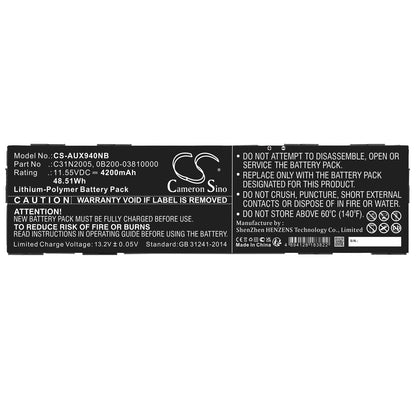 Replacement Battery for Asus ChromeBook CX9 – Notebook, Laptop – 4200mAh / 11.55V - image 3