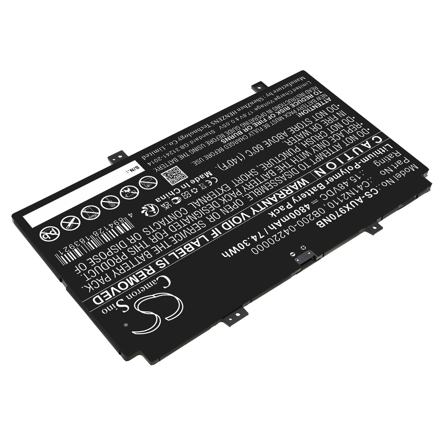 Replacement Battery for Asus Zenbook 17 Fold OLED – Notebook, Laptop – 4800mAh / 15.48V - image 2