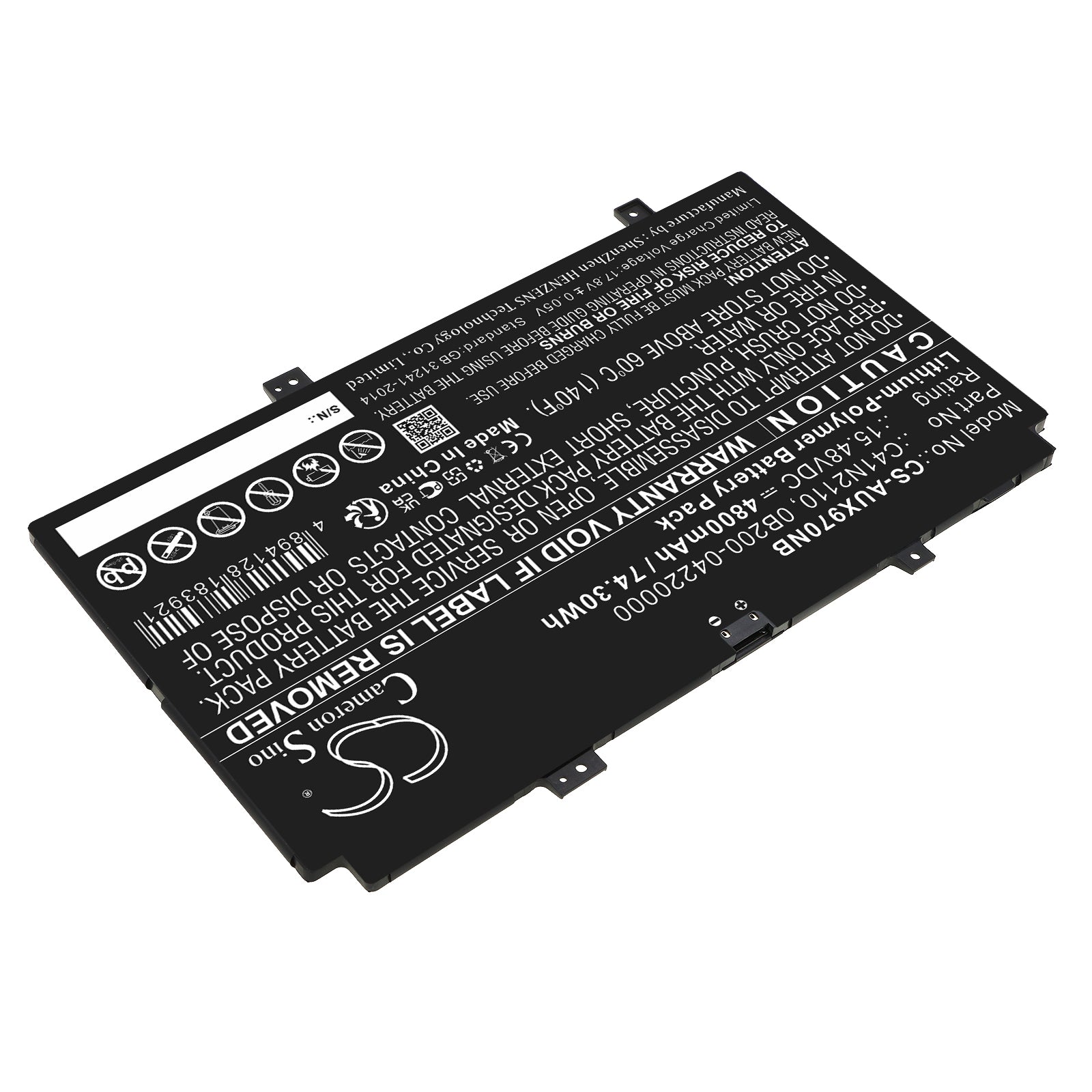 Replacement Battery for Asus Zenbook 17 Fold OLED – Notebook, Laptop – 4800mAh / 15.48V - image 2