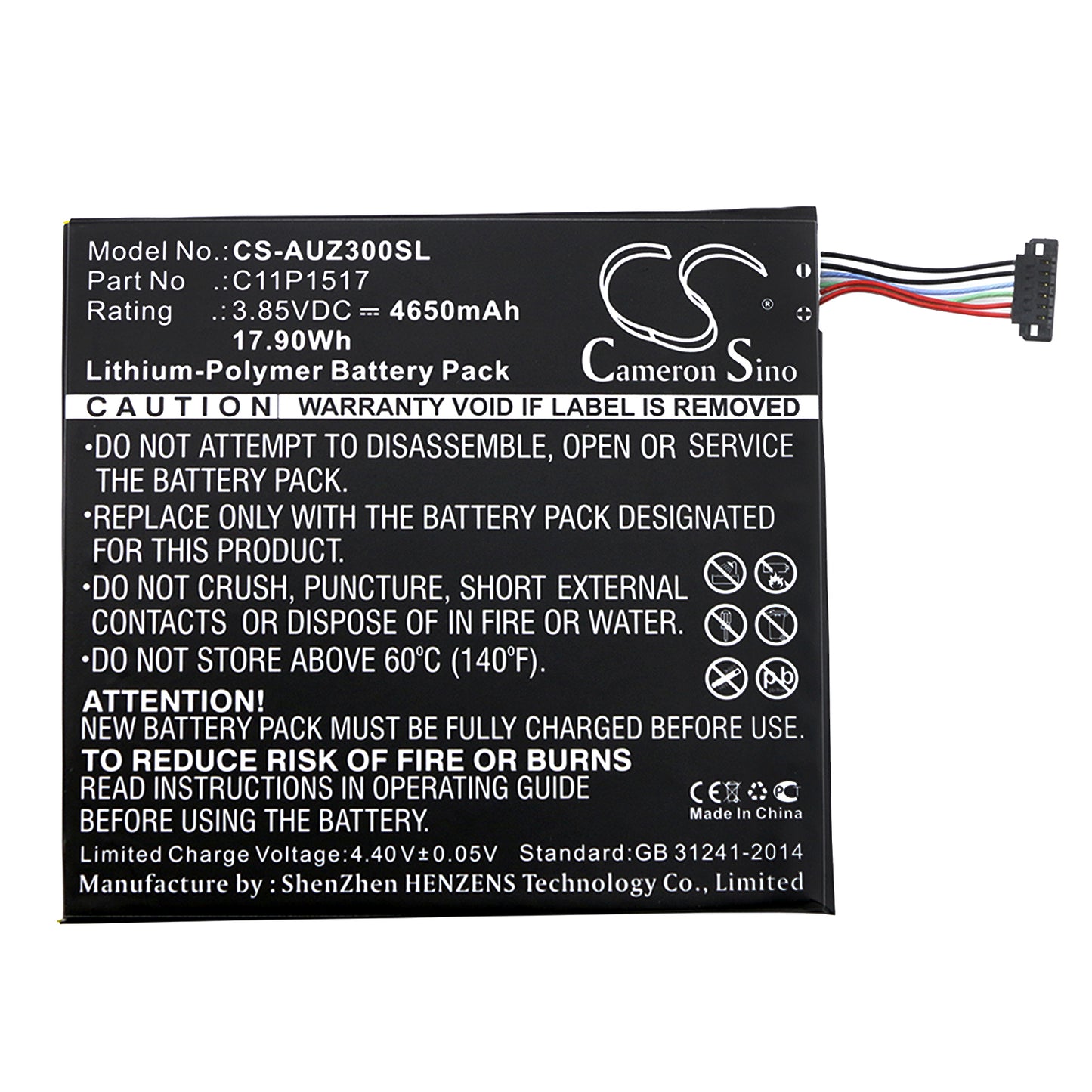 Replacement Battery for Asus ZenPad C 7.0 P01Z – Tablet – 4650mAh / 3.85V - image 3
