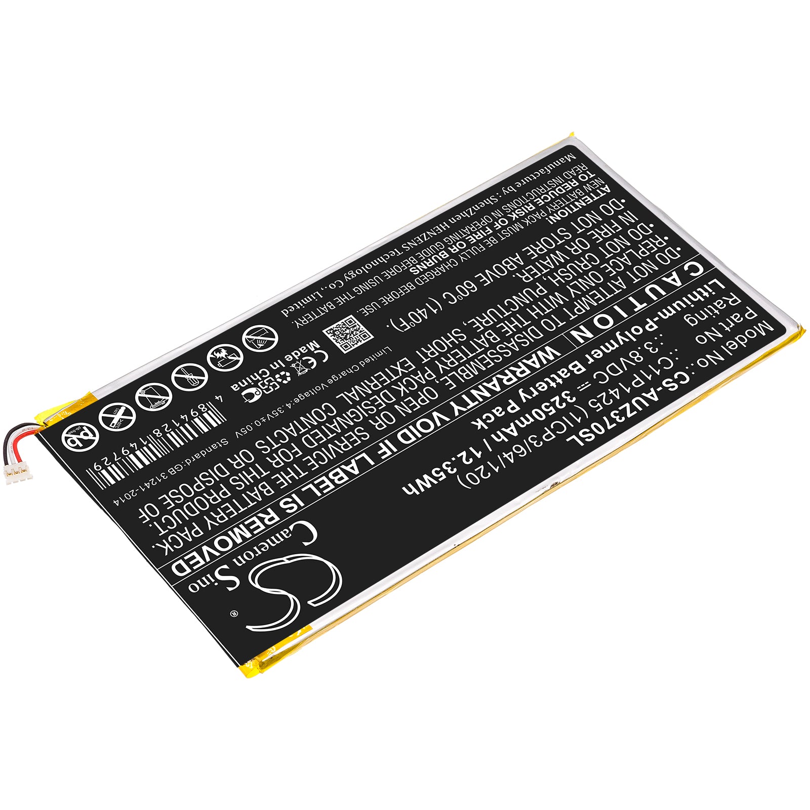 Replacement Battery for Asus ZenPad 7.0 Z370C – Tablet – 3250mAh / 3.8V - image 2