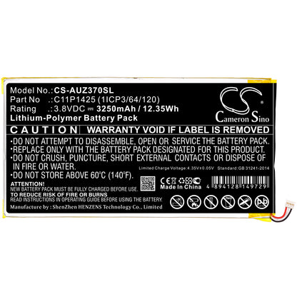 Replacement Battery for Asus ZenPad 7.0 Z370C – Tablet – 3250mAh / 3.8V - image 3