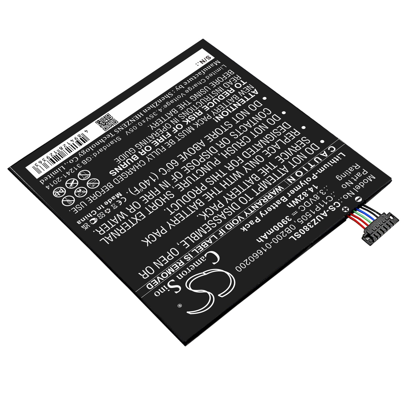Replacement Battery for Asus ZenPad 8.0 Z380C – Tablet – 3900mAh / 3.8V - image 2