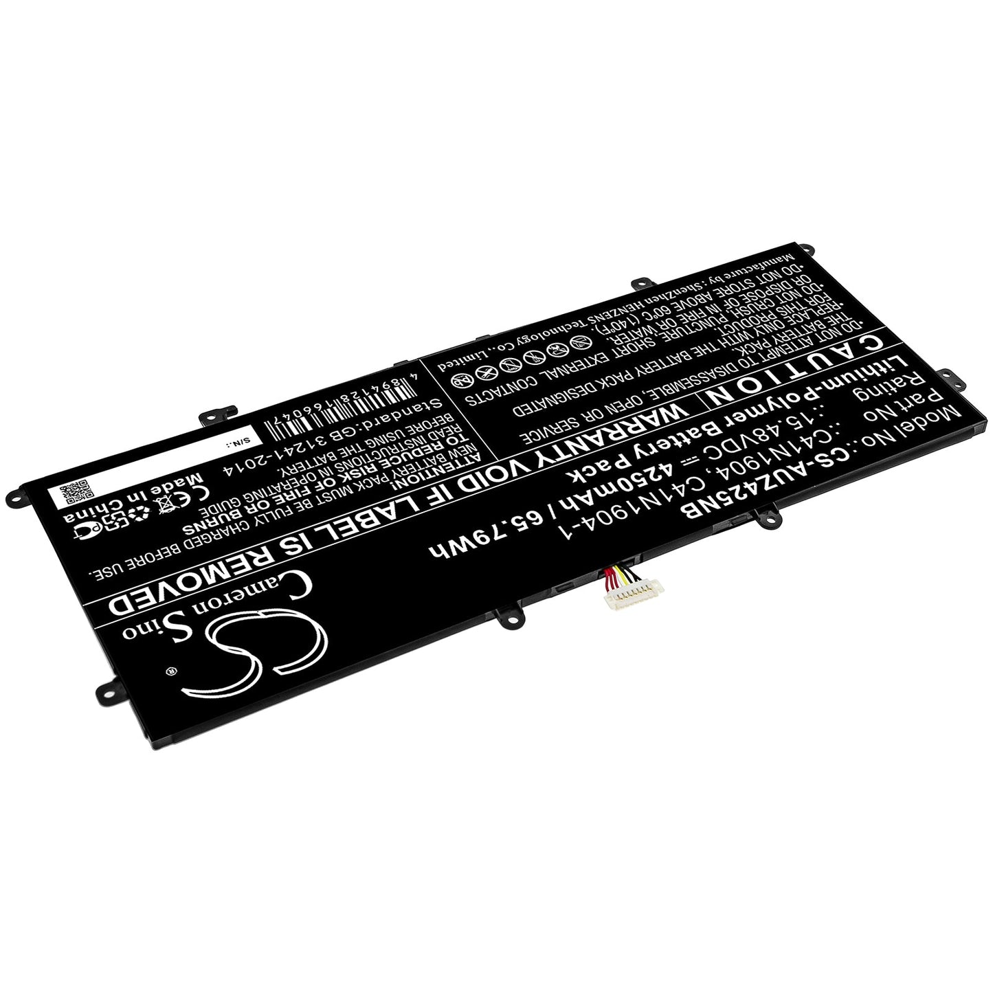 Replacement Battery for Asus  Deluxe 14S – Notebook, Laptop – 4250mAh / 65.79Wh / 15.48V