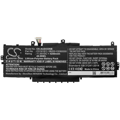 Replacement Battery for Asus ZenBook 14 UX433FN-BP8201T – Notebook, Laptop – 4250mAh / 11.55V - image 3