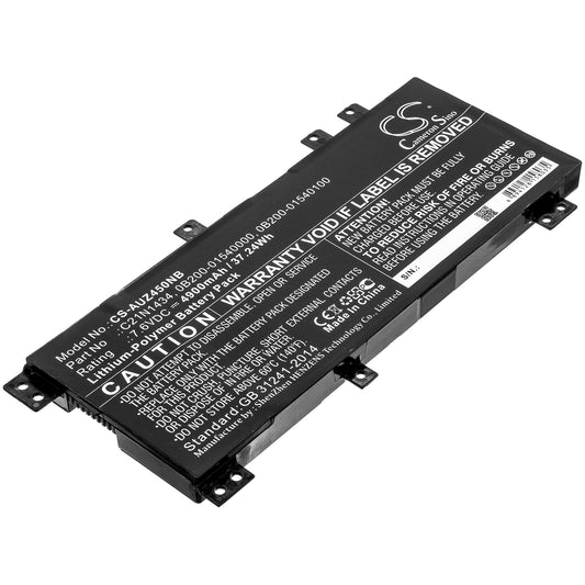 Replacement Battery for Asus Z450LA-WX006T – Notebook, Laptop – 4900mAh / 7.6V