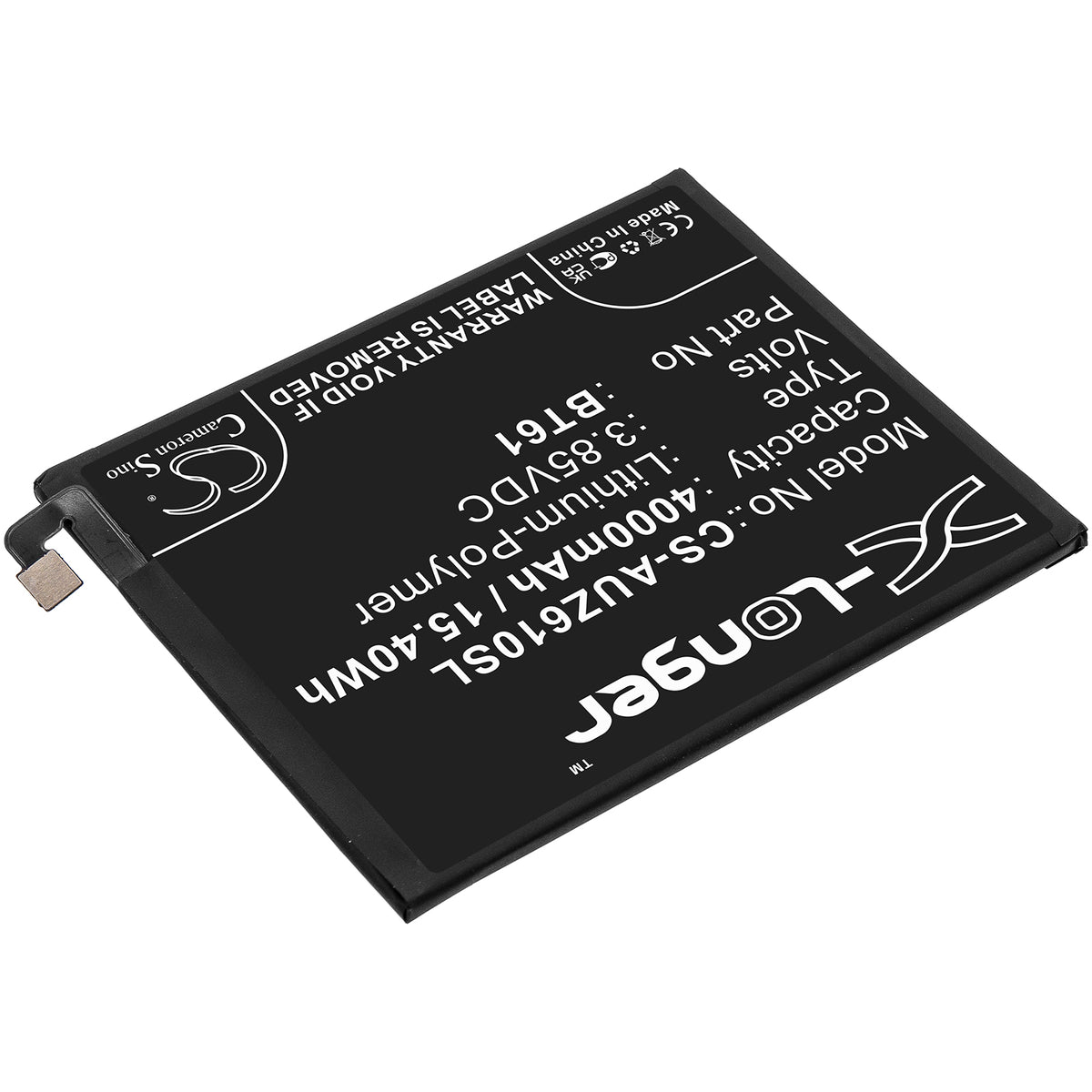 Replacement Battery for Acer Liquid Z6 Plus – Mobile, SmartPhone – 4000mAh / 3.85V