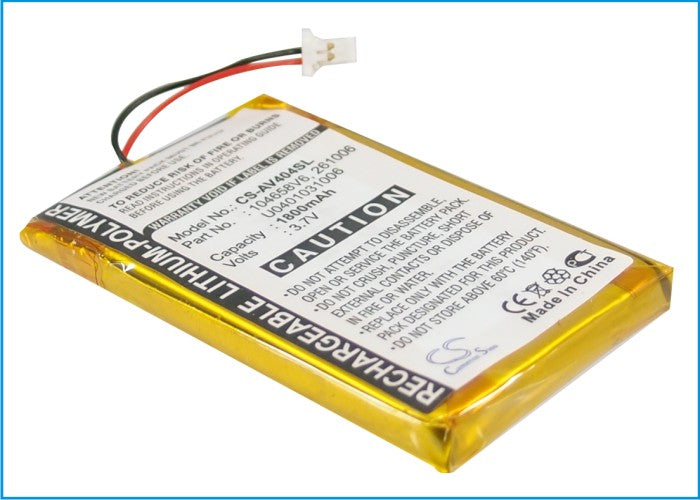 Replacement Battery for Archos AV404 – Media Player – 1800mAh / 3.7V