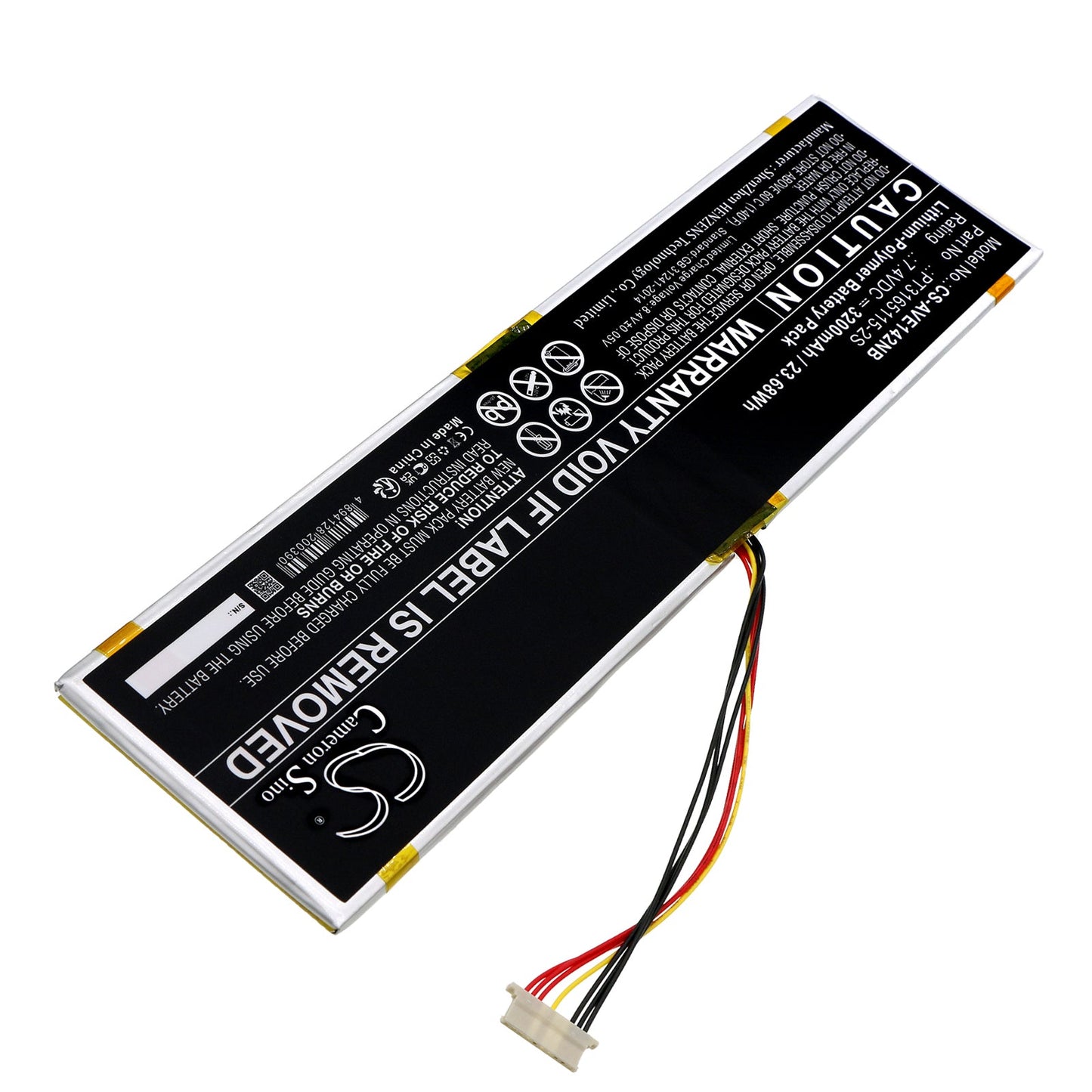 Replacement Battery for Avita  Essential NE14A2 – Notebook, Laptop – 3200mAh / 23.68Wh / 7.4V
