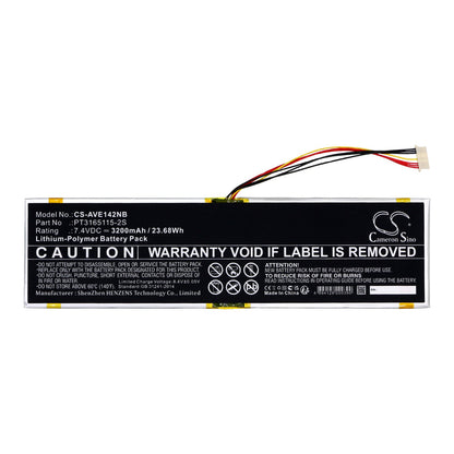 Replacement Battery for Avita  Essential NE14A2 – Notebook, Laptop – 3200mAh / 23.68Wh / 7.4V