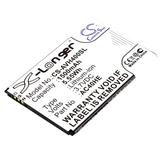 Replacement Battery for Archos 40 Helium – Mobile, SmartPhone – 1500mAh / 3.7V