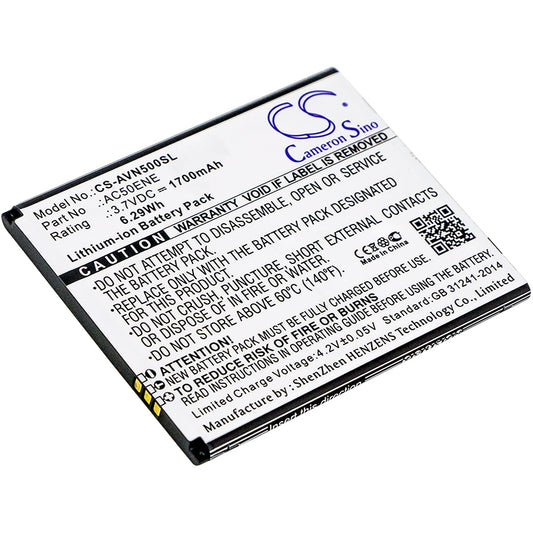 Replacement Battery for Archos 50e Neon – Mobile, SmartPhone – 1700mAh / 3.7V