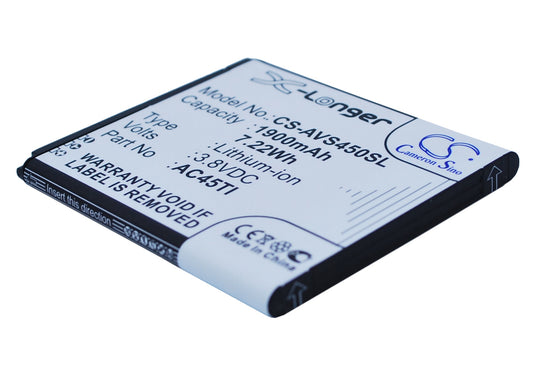 Replacement Battery for Archos 45 Titanium – Mobile, SmartPhone – 1900mAh / 3.8V
