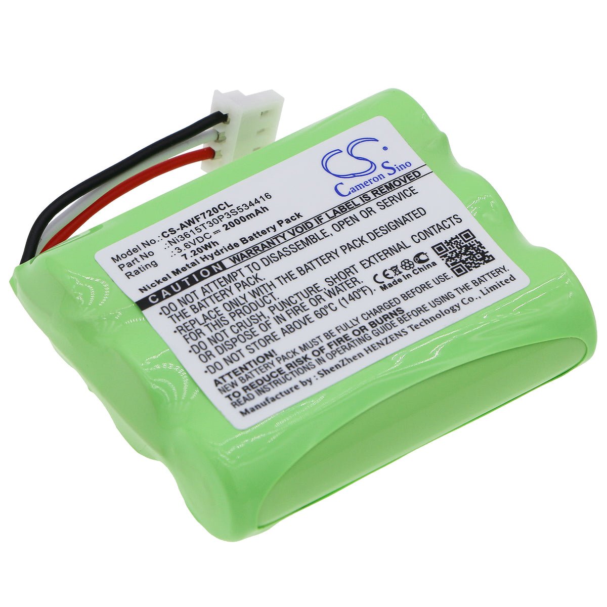 Replacement Battery for AT&T WF720 – Cordless Phone – 2000mAh / 3.6V