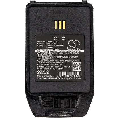 Replacement Battery for Innovaphone | Avaya | Ascom | DeTeWe D81 EX – Cordless Phone – 1100mAh / 3.7V